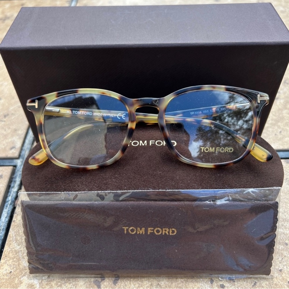 Tom Ford Brown Tortoise Shell  Glasses